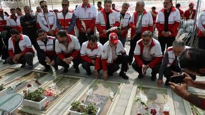 برگزاری مراسم بزرگداشت شهدای امدادگر جنگ 12 روزه