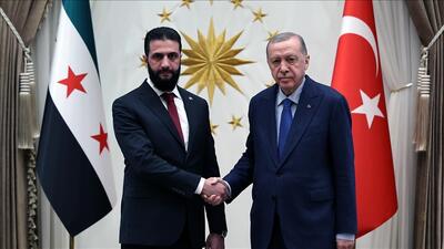 گفت‌وگوی تلفنی اردوغان با احمد الشرع