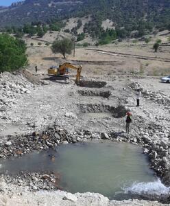 آغاز عملیات اجرایی احداث پل نسه کوه جوکار در شهرستان مارگون