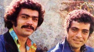 تصویر روز | «بهروز وثوقی و برادرش چنگیز وثوقی» در سال 54 | گلی شی