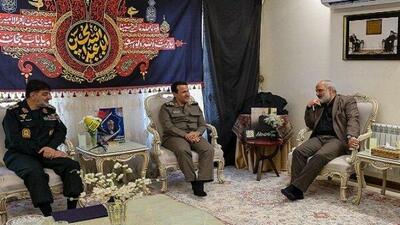 سردار رادان با خانواده شهید طهرانچی دیدار کرد