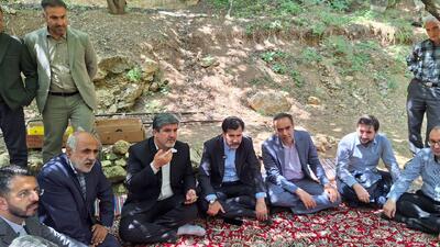 بازدید معاون رئیس جمهور از روستای قمچقای بیجار