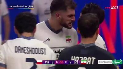 سرویس محشر و شگفت‌انگیز مرتضی شریفی مقابل لهستان با سرعت ۱۲۸ کیلومتر بر ساعت