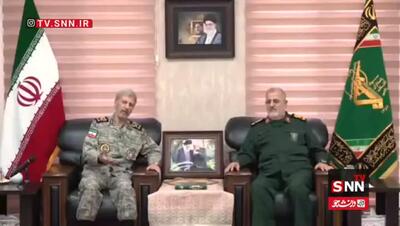 دیدار فرماندهان سپاه پاسداران و ارتش