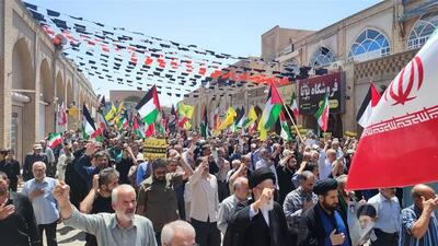 راهپیمایی جمعه های خشم در یزد برگزار شد