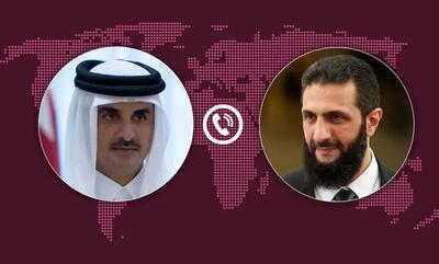 گفت‌وگوی تلفنی امیر قطر و محمد الجولانی