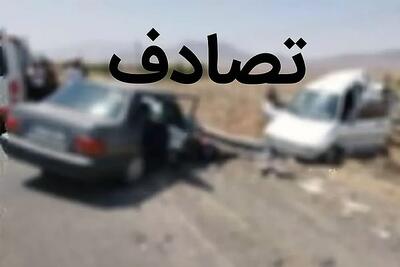 تصادف در جاده هفت‌سنگان قزوین 6 مصدوم به‌جای گذاشت