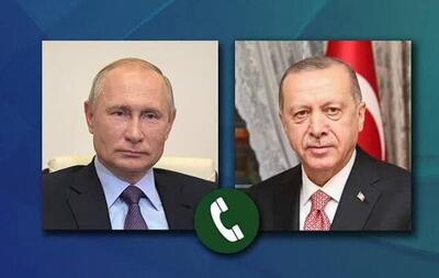 تماس تلفنی پوتین و اردوغان درباره تحولات سوریه