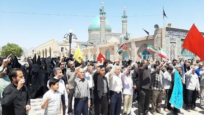 راهپیمایی جمعه‌های «خشم و نصر» در کاشمر 