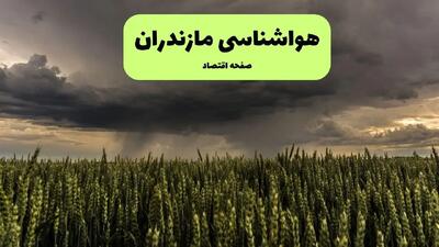 هواشناسی مازندران فردا ۲۸ تیر ماه | پیش بینی وضعیت آب و هوا مازندران فردا شنبه ۲۸ تیر ۱۴۰۴