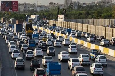 ترافیک سنگین در جاده چالوس و محور جاجرود