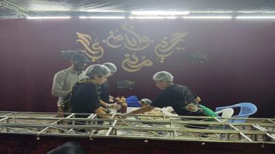 گزارش تصویری از برپایی ایستگاه صلواتی قمی‌ها در شب‌های محرمی