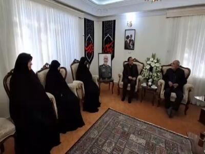 دیدار جمعی از مدیران رسانه‌های کشور با خانواده شهید سلامی