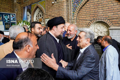 عکس/ مراسم بزرگداشت مرحوم محمد ناطق نوری
