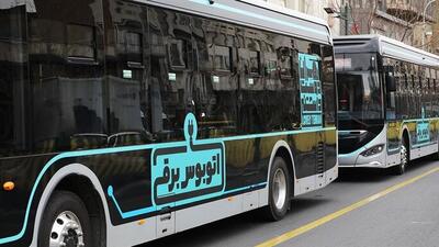 ورود ۱۵۰ اتوبوس برقی به پایتخت در ایام جنگ