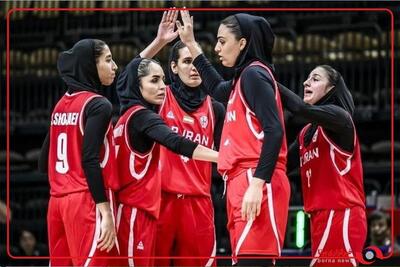 خلاصه بازی بسکتبال بانوان ایران مقابل تایلند در کاپ آسیا چین
