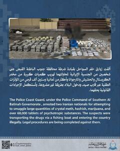 عکس/ دستگیری ۲ ایرانی در عمان به دلیل قاچاق مواد مخدر | اقتصاد24