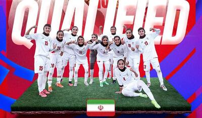 پوستر AFC برای صعود مقتدرانه تیم ملی بانوان ایران +عکس