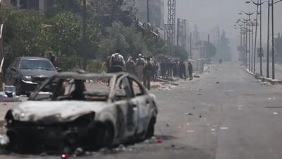 ببینید؛ جنگ شدید خیابانی در سویداء سوریه