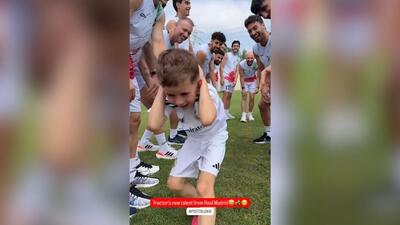 لحظاتی جالب از تمرینات پیش فصل تراکتور (28 تیر)