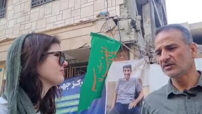 گریه خبرنگار آمریکایی بعد از دیدن منزل یکی از شهدای هسته‌ای ایران/فیلم