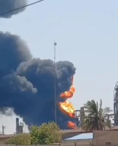 پالایشگاه آبادان:حادثه واحد ۷۰ پالایشگاه تحت کنترل است/فیلم