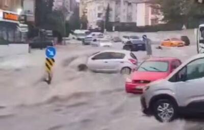 فیلم/ فلج شدن زندگی در پایتخت ترکیه