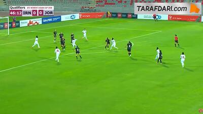 گلزنی سارا دیدار برای تیم زنان ایران مقابل زنان اردن در مقدماتی جام ملت‌های آسیا زنان (ایران 1-0 اردن) - پارس فوتبال
