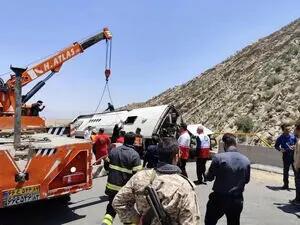 رئیس کل دادگستری فارس: پرونده قضایی واژگونی مرگبار اتوبوس کوار تشکیل شد