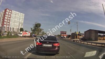 فیلم تصادف شدید به‌خاطر بی‌توجهی به چراغ قرمز