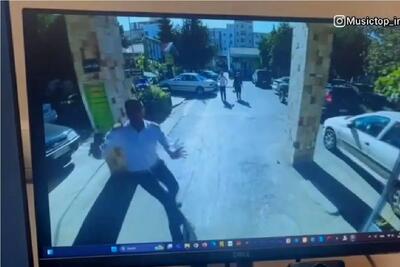 سکانس خندان؛ حرکت غیورمردانه نگهبان بیمارستان برا جلوگیری از فیلمبرداری روده بر کنندس