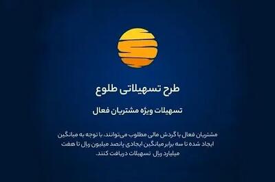 ارائه تسهیلات طرح طلوع ویژه مشتریان فعال بانک ایران زمین