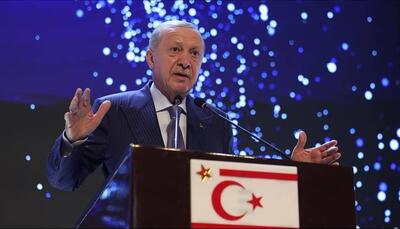 اردوغان: ما از راه‌حل دو دولتی در قبرس حمایت می‌کنیم