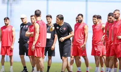 تصاویری از تمرین امروز پرسپولیس (فیلم)