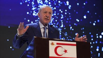اردوغان: جمهوری ترک قبرس شمالی را به ستاره درخشان مدیترانه شرقی تبدیل کردیم