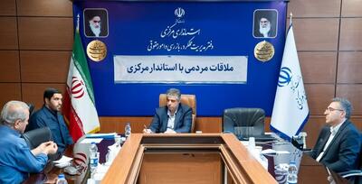 استاندار مرکزی پای درد دل شهروندان نشست