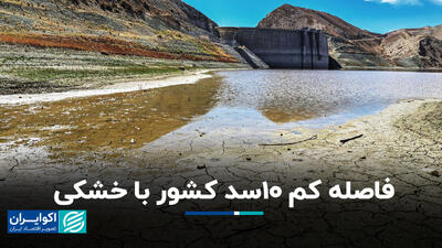 فاصله کم 10سد کشور با خشکی