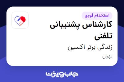 استخدام کارشناس پشتیبانی تلفنی - خانم در زندگی برتر اکسین
