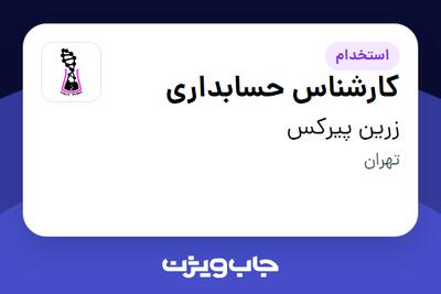 استخدام کارشناس حسابداری در زرین پیرکس