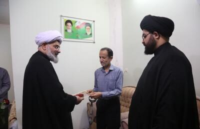 دیدار امام جمعه دشتی با جانباز دفاع مقدس