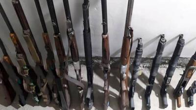 کشف 71 قبضه سلاح و مهمات غیر مجاز در شادگان
