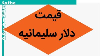 قیمت دلار سلیمانیه امروز یکشنبه ۲۹ تیر ماه ۱۴۰۴ / دلار چقدر ارزان شد؟