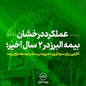 عملکرد درخشان بیمه البرز در ۲ سال اخیر