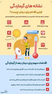 اینفوتابناک | نشانه‌های گرمازدگی چیست؟