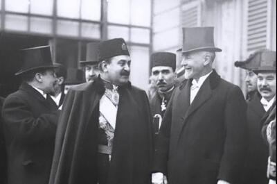 صمد‌خان در کاخ الیزه فرانسه (عکس)