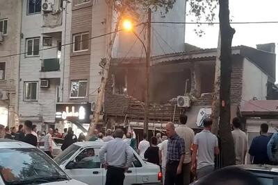 اعلام دلیل انفجار رشت : گاز