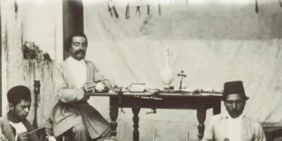 حجره زرگری در دوره قاجاریه (عکس)