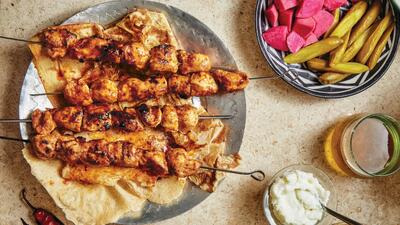 طرز تهیه جوجه کباب لبنانی