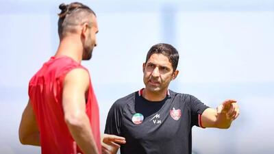 ابتکار جالب هاشمیان برای تمرینات پرسپولیس | اقتصاد24