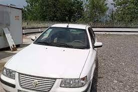 مزایده یک دستگاه  سمند LX EF7  رنگ : سفید  مدل : 1400